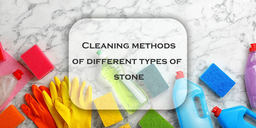 Cleaning methods of different types of stone